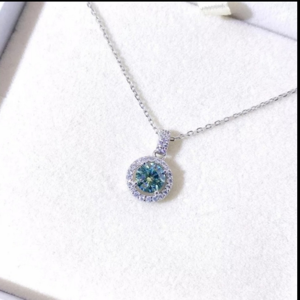 Real Moissanite Necklace